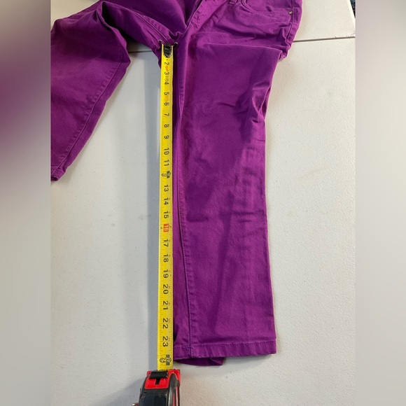Lands' End Women Fit 2 Purple Straight Leg Jeans Size 10P - Picture 6 of 6